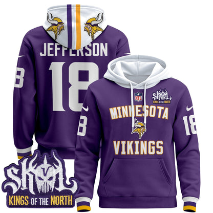 Men's Minnesota Vikings 2024 Pullover Hoodie V4 - All Stitched