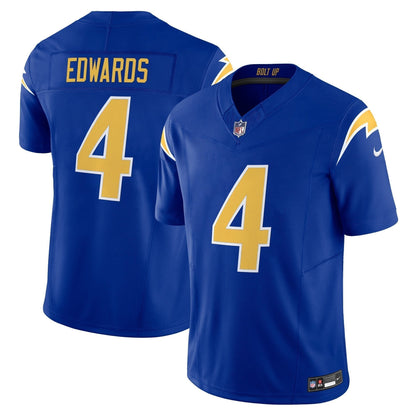Men's Los Angeles Chargers 2025 Alternate Charger Power Vapor Limited Jersey - All Stitched