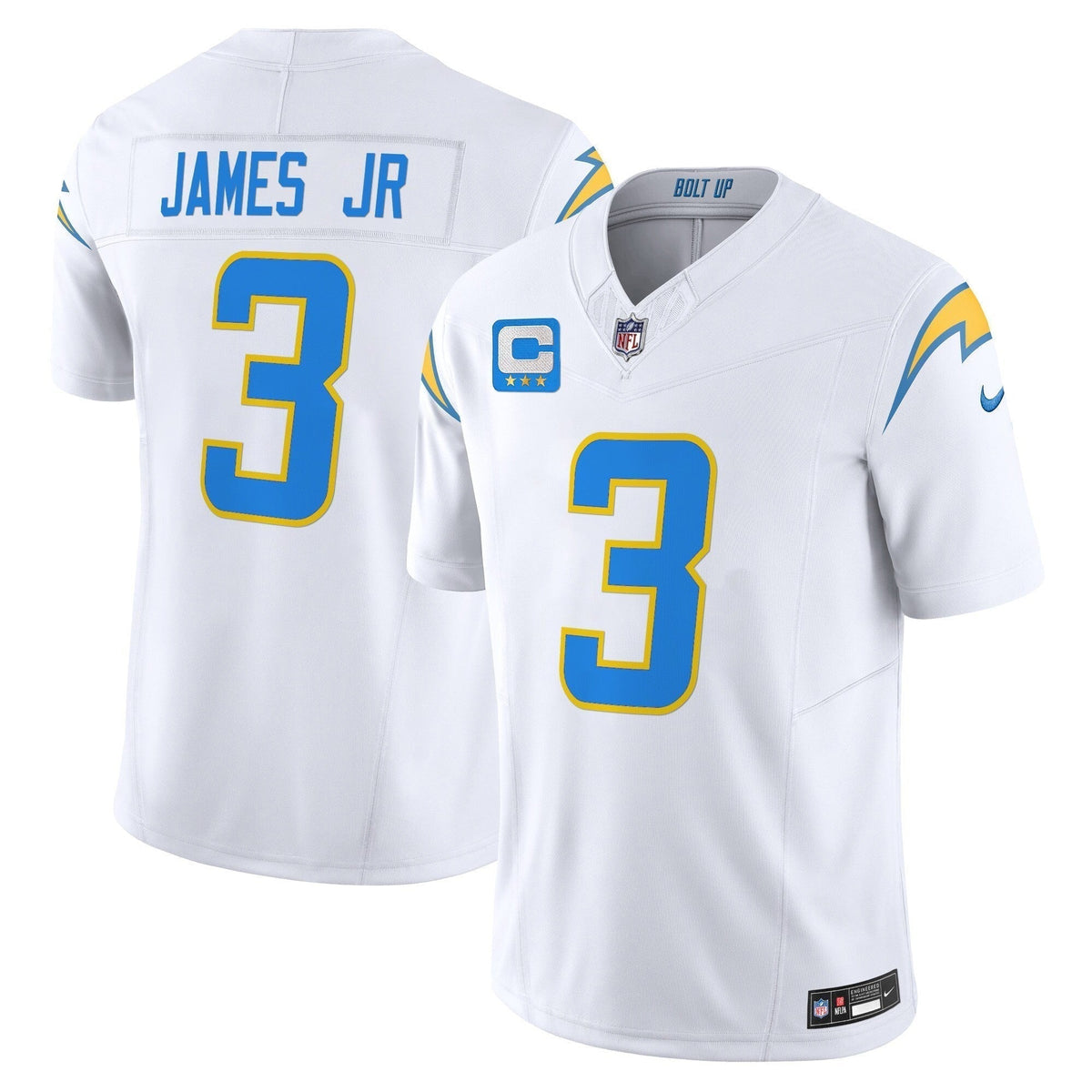 Men's Los Angeles Chargers 2025 Alternate Charger Power Vapor Limited Jersey - All Stitched