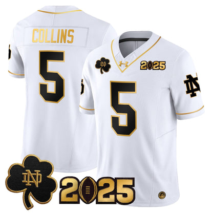 NDFI 2025 CFP Final Patch Gold Vapor Limited Jersey - All Stitched