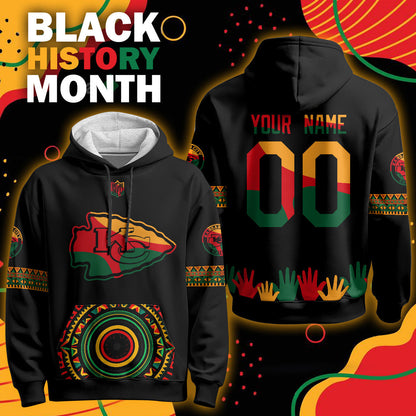 Custom KC Black History Month Limited Hoodie - Printed
