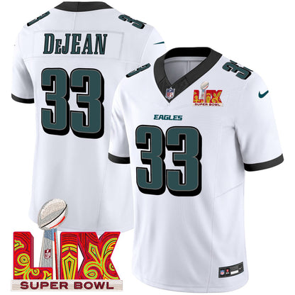 Cooper DeJean PHI Super Bowl LIX Jersey - Stitched