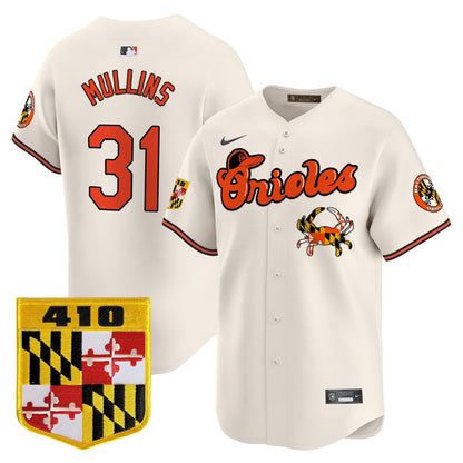 Baltimore Orioles 410 & Chesapeake Crab Patch Vapor Premier Limited Jersey - All Stitched
