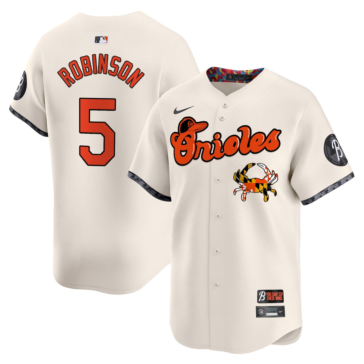 Baltimore Orioles Maryland Blue Crab Vapor Premier Limited Jersey - All Stitched