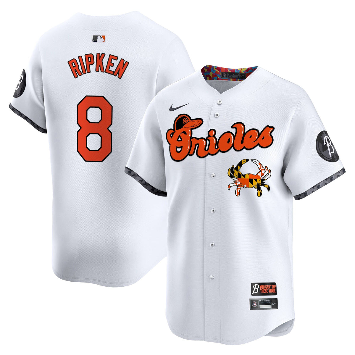 Baltimore Orioles Maryland Blue Crab Vapor Premier Limited Jersey - All Stitched
