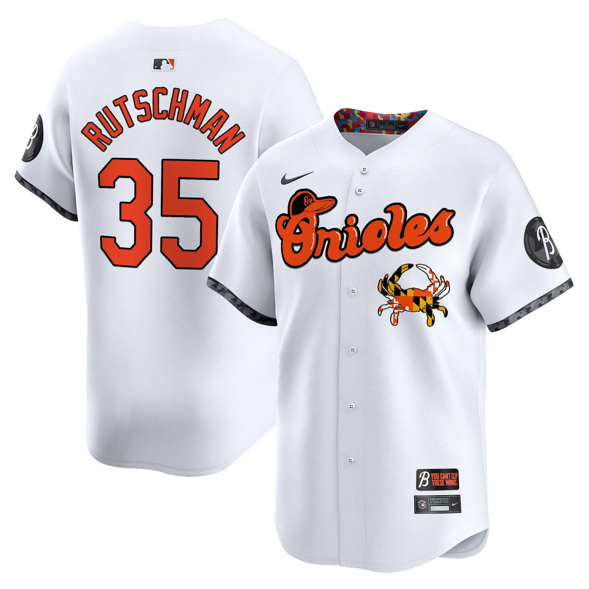 Baltimore Orioles Maryland Blue Crab Vapor Premier Limited Jersey - All Stitched