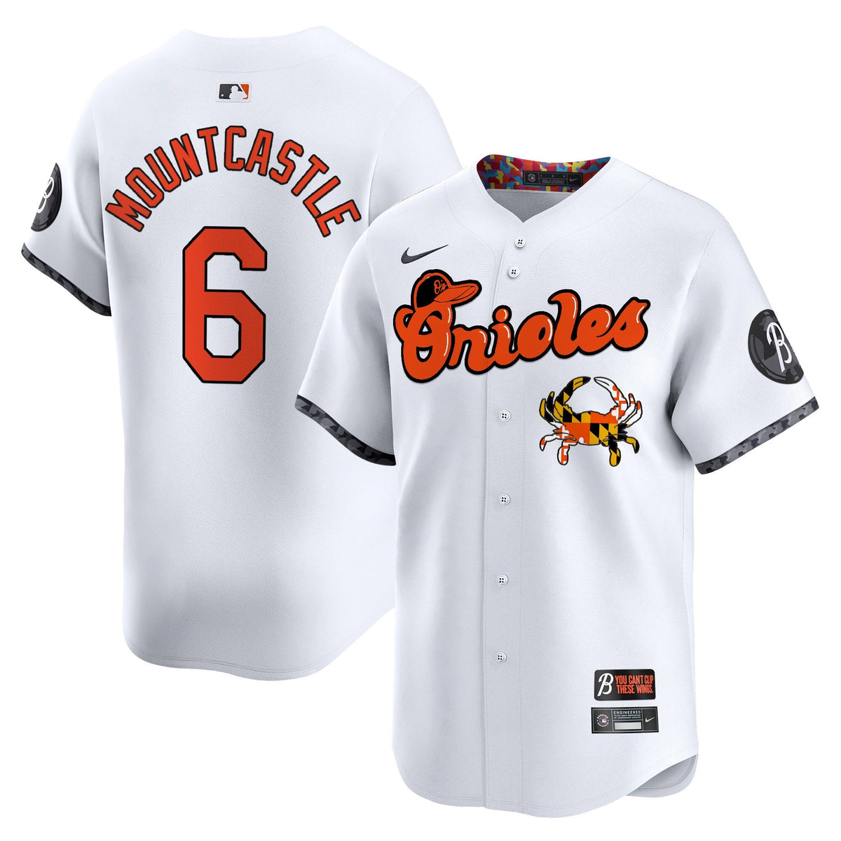Baltimore Orioles Maryland Blue Crab Vapor Premier Limited Jersey - All Stitched