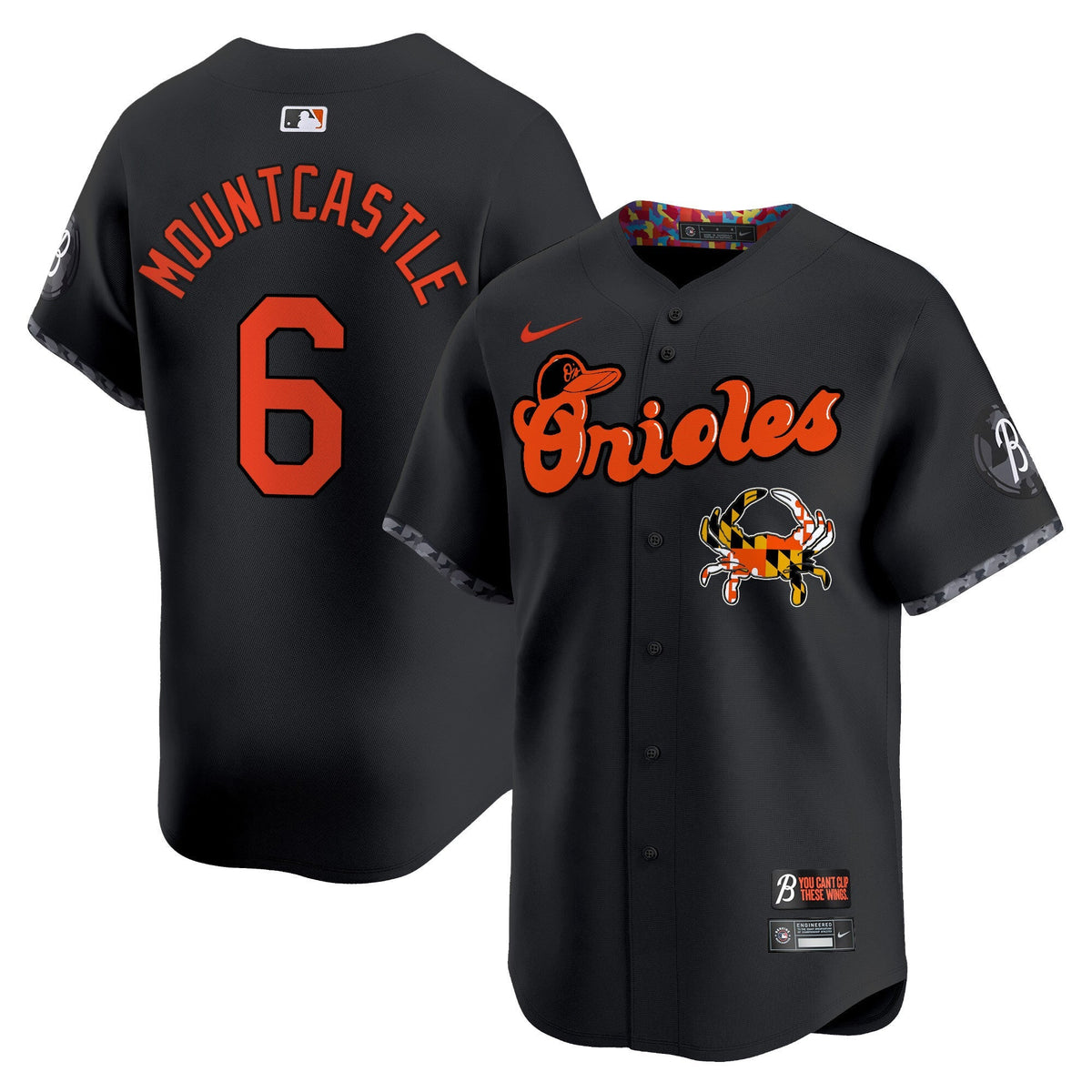 Baltimore Orioles Maryland Blue Crab Vapor Premier Limited Jersey - All Stitched
