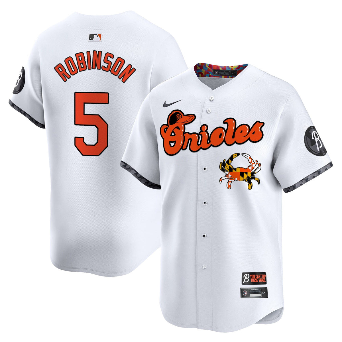 Baltimore Orioles Maryland Blue Crab Vapor Premier Limited Jersey - All Stitched