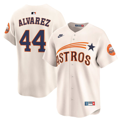Men's Houston Astros Throwback Vapor Premier Limited Jersey - All Stitched