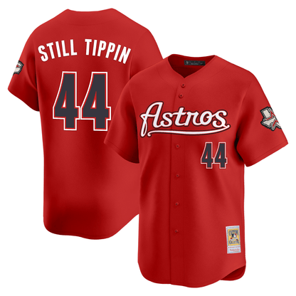 Men's Houston Astros Throwback Vapor Premier Limited Jersey - All Stitched
