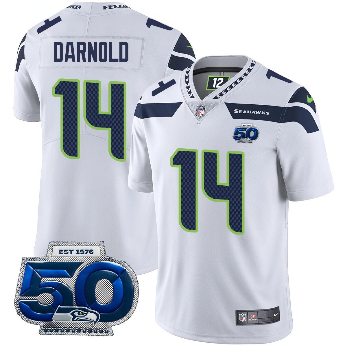 SEA 50th Season Vapor Limited Jersey - Stitched