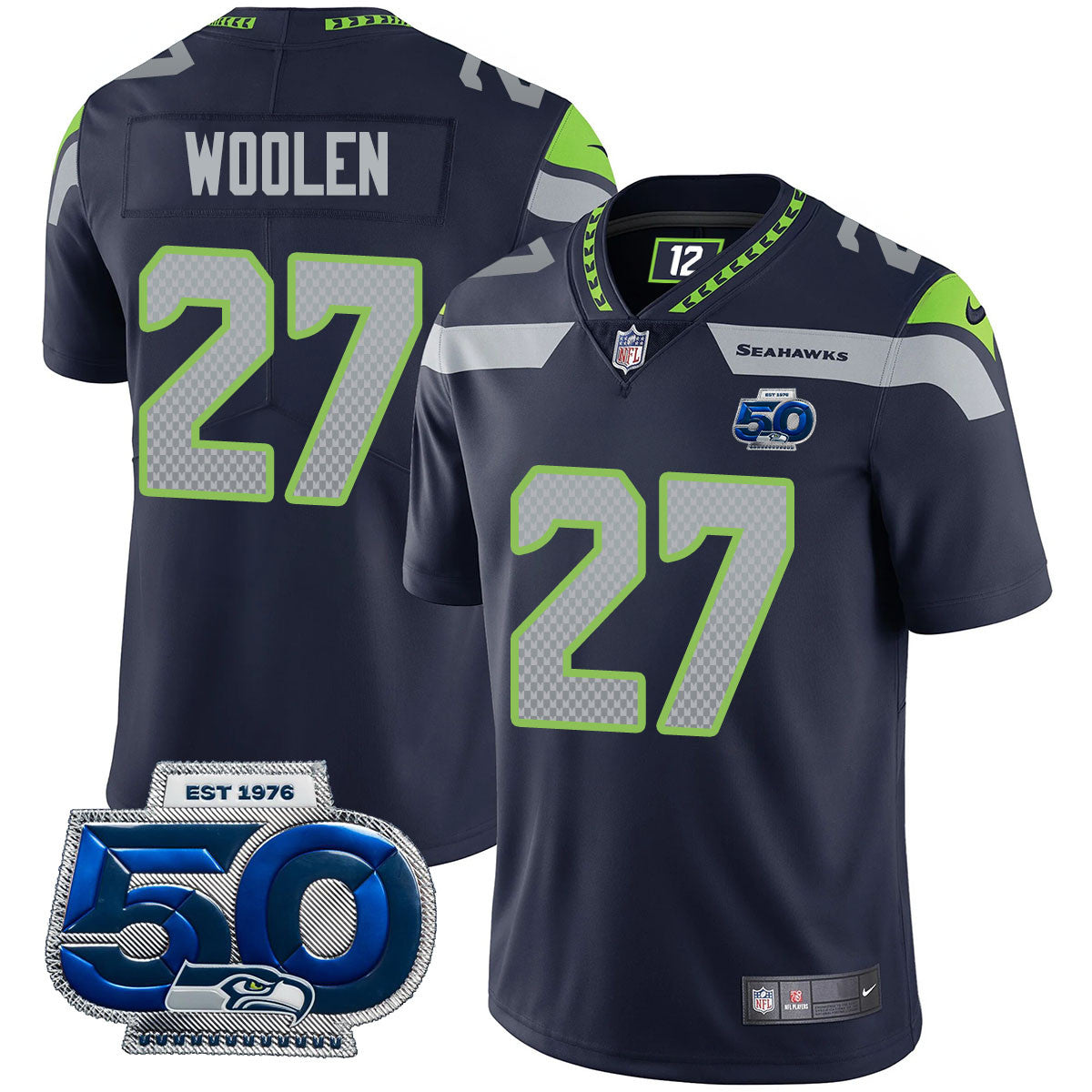 SEA 50th Season Vapor Limited Jersey - Stitched