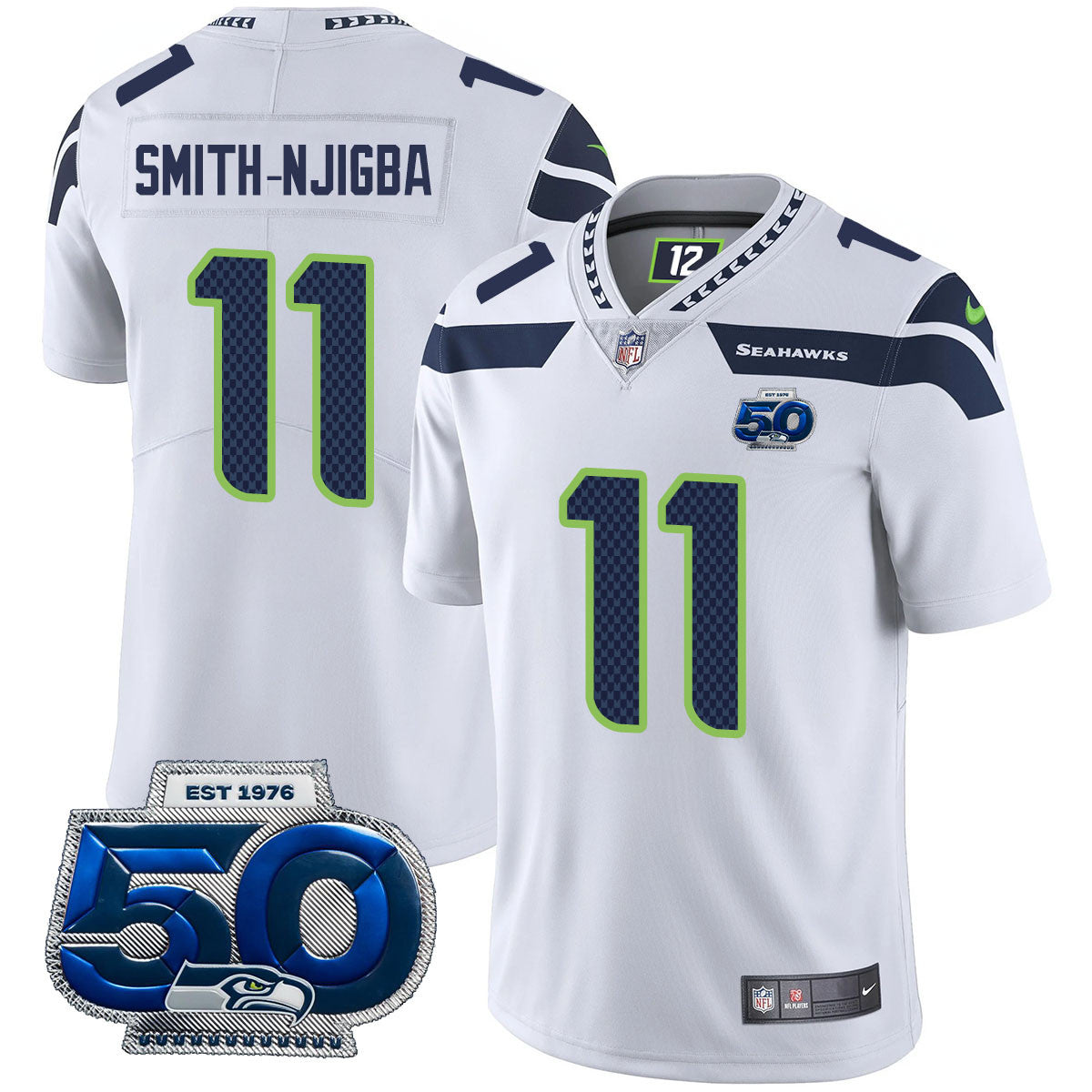 SEA 50th Season Vapor Limited Jersey - Stitched