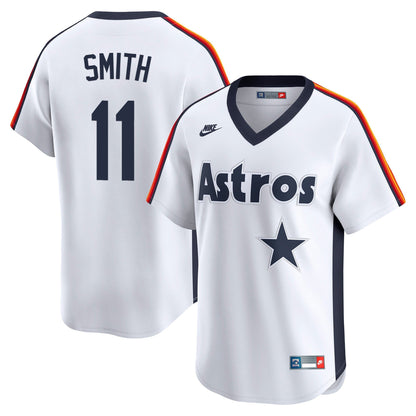 Men's Houston Astros Throwback Vapor Premier Limited Jersey - All Stitched