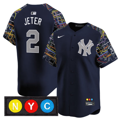New York Yankees Subway Style Vapor Premier Limited Jersey - Stitched