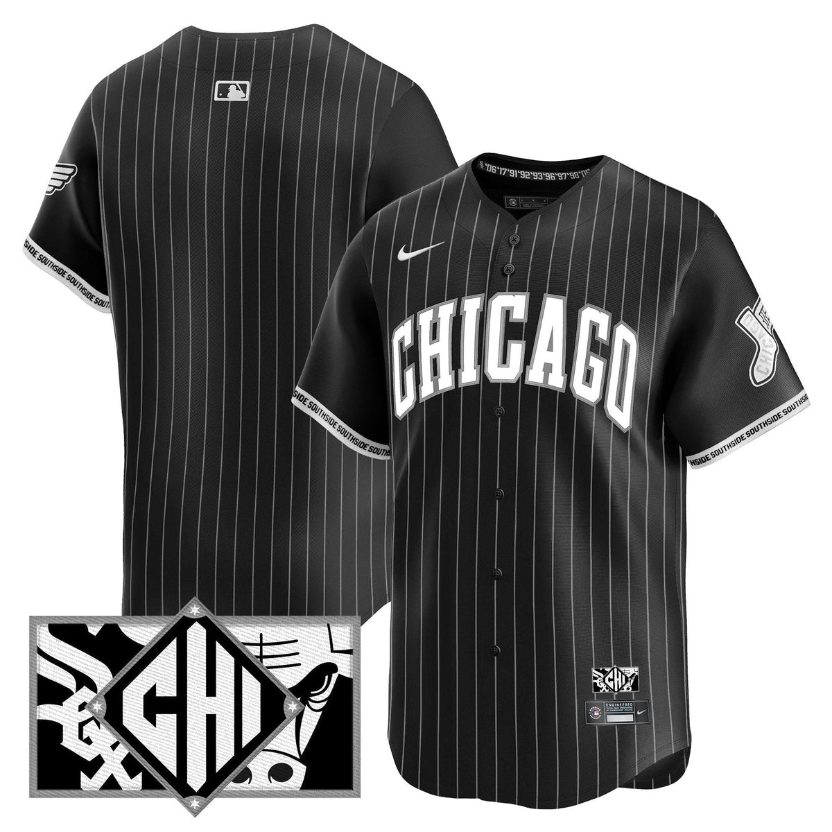 Men's Chicago White Sox 2025 City Connect Vapor Premier Limited Jersey - All Stitched