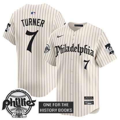 Men's Phillies 'Retro Newspaper Edition' Vapor Premier Limited Jersey - All Stitched