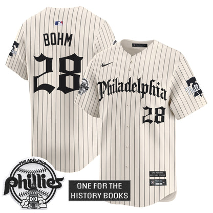 Men's Phillies 'Retro Newspaper Edition' Vapor Premier Limited Jersey - All Stitched