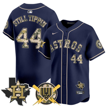 Houston Astros Armed Forces Day Vapor Premier Limited Jersey V2 - All Stitched
