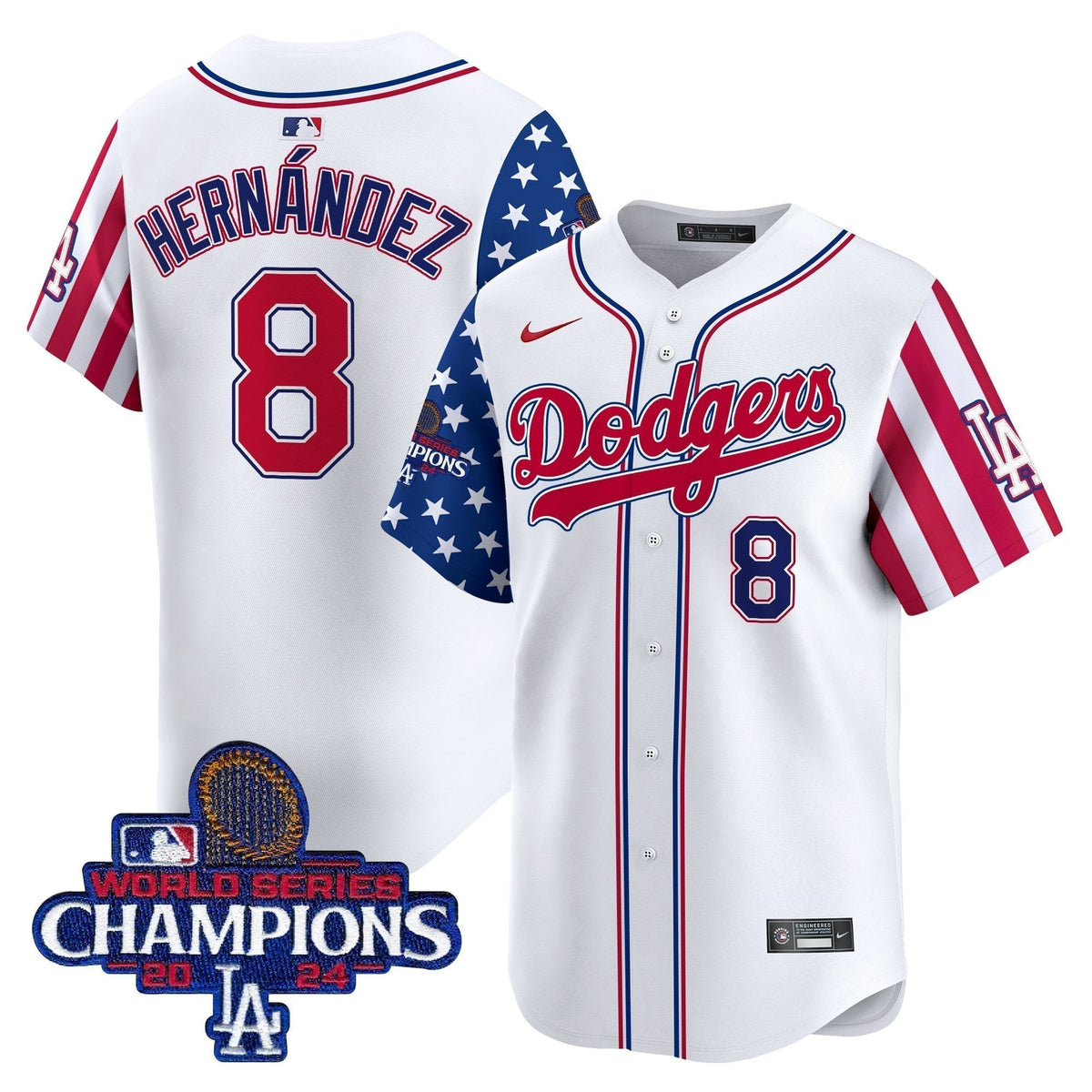 Men's Dodgers 2025 Memorial Day Vapor Premier Limited Jersey - All Stitched