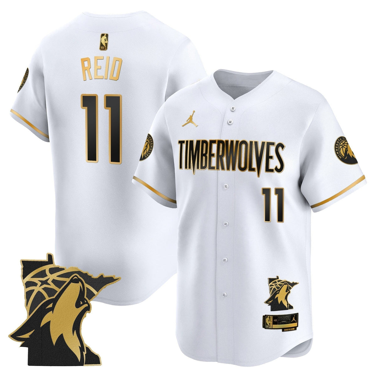 Men's Minnesota Timberwolves 2025 Vapor Baseball Jersey - All Stitched