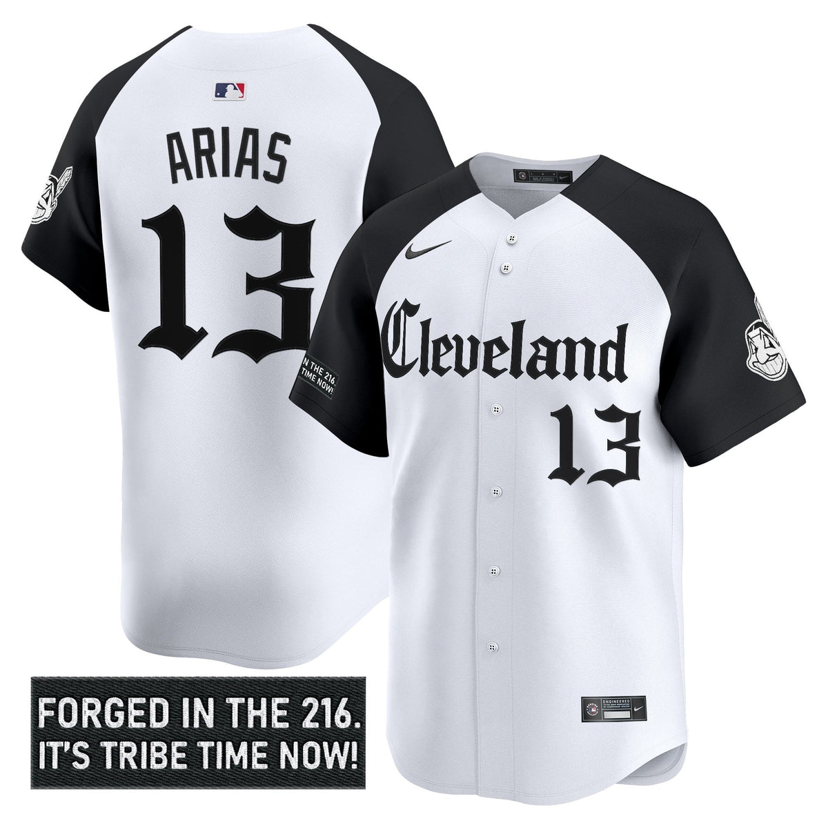 Men's Cleveland Indians 'Gothic Iron Edition' Vapor Premier Limited Jersey - All Stitched