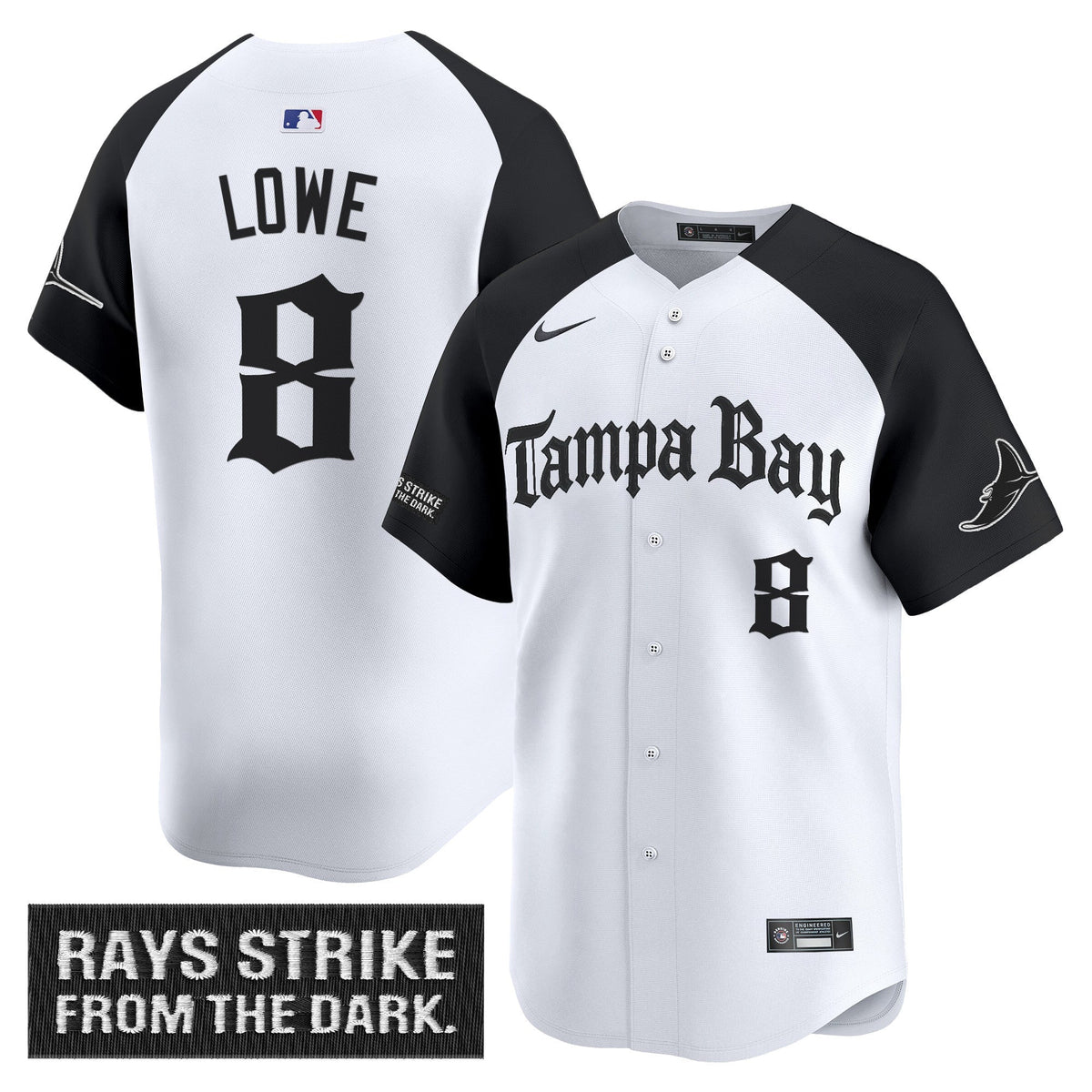 Men's Tampa Bay Rays 'Gothic Deepwater Edition' Vapor Premier Limited Jersey - All Stitched