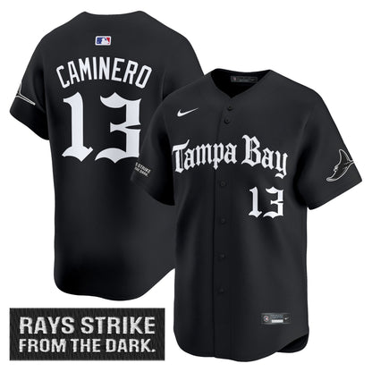 Men's Tampa Bay Rays 'Gothic Deepwater Edition' Vapor Premier Limited Jersey - All Stitched