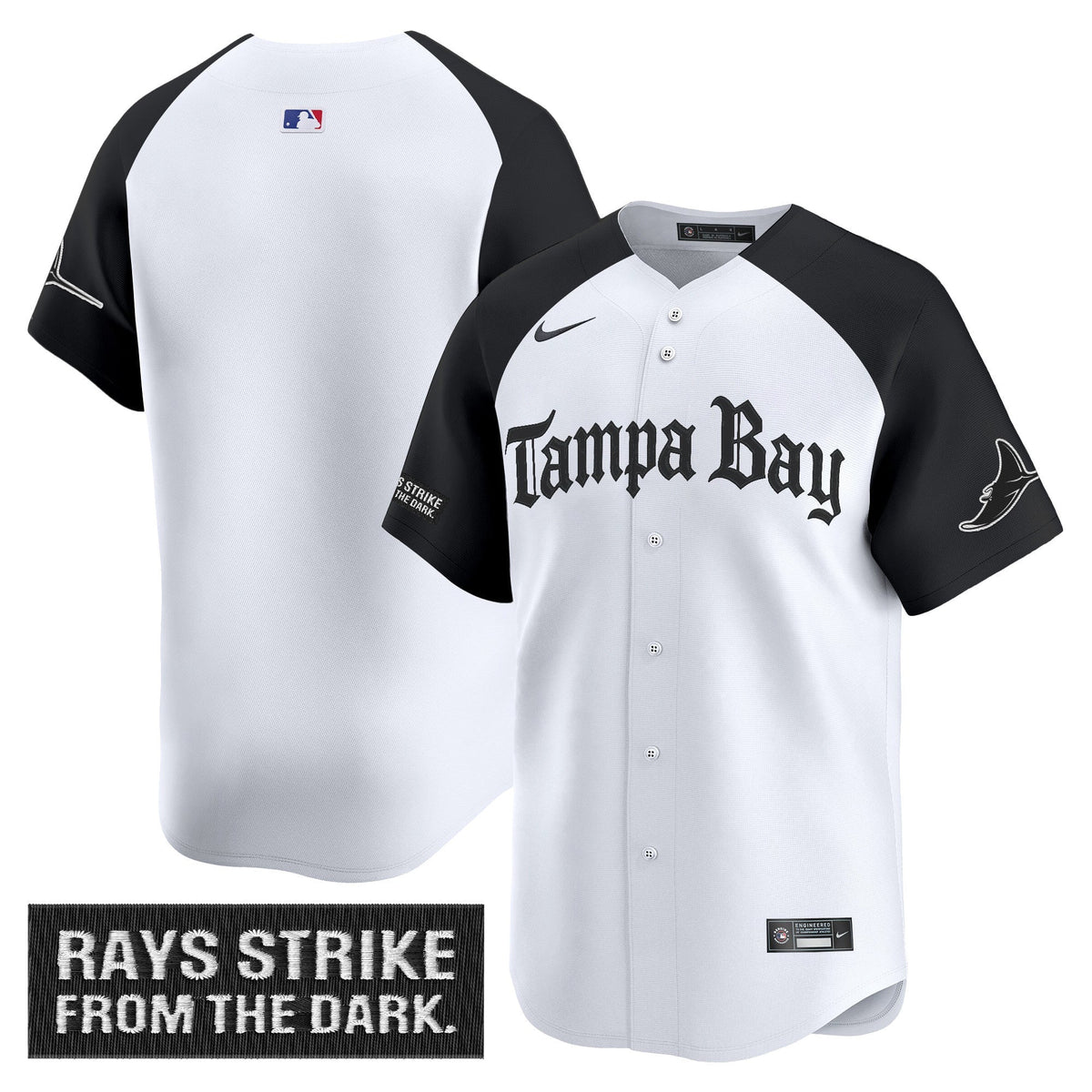 Men's Tampa Bay Rays 'Gothic Deepwater Edition' Vapor Premier Limited Jersey - All Stitched