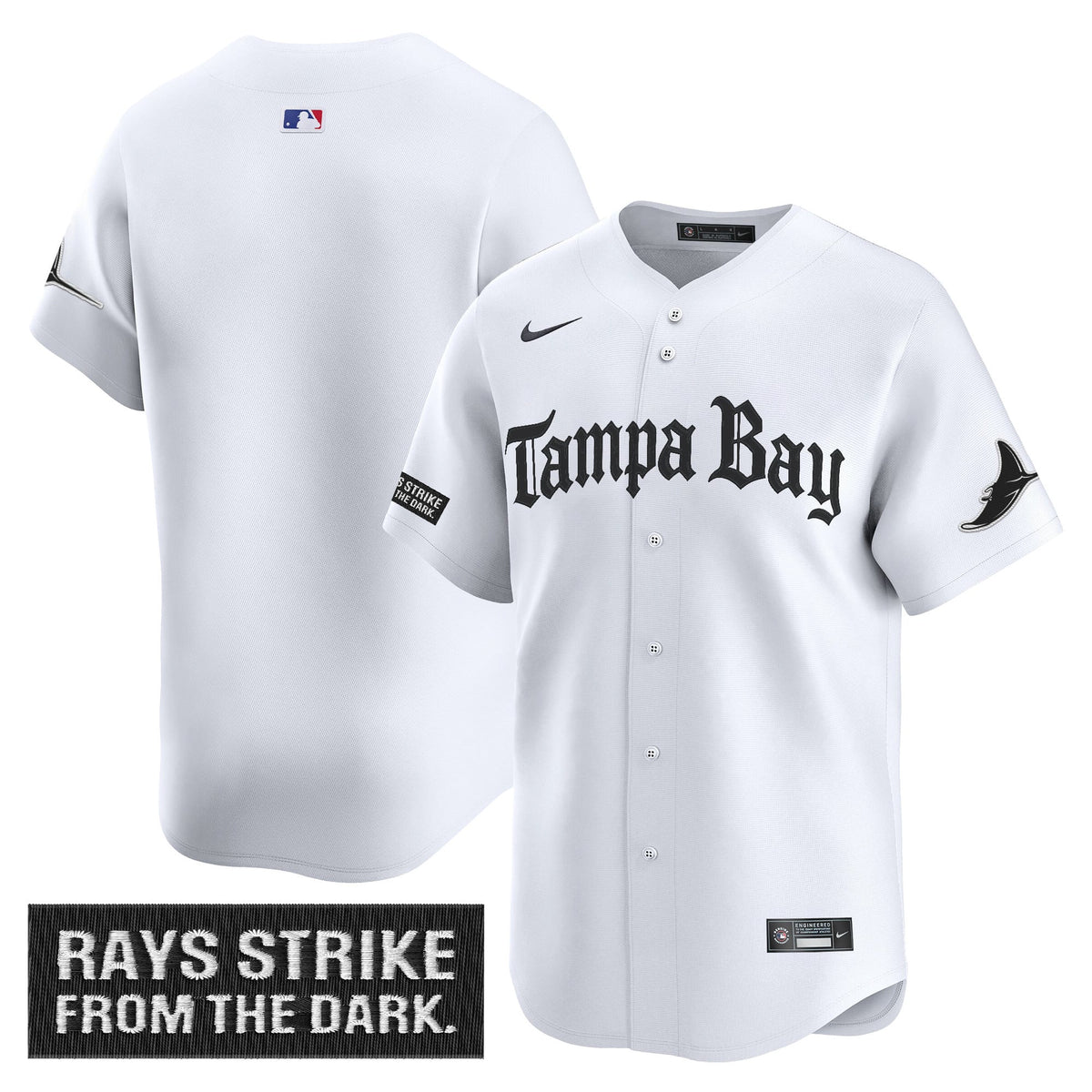 Men's Tampa Bay Rays 'Gothic Deepwater Edition' Vapor Premier Limited Jersey - All Stitched