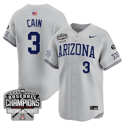 Arizona Wildcats 2025 Big 12 Champions Vapor Premier Limited Jersey - All Stitched