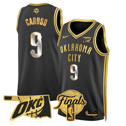 Men's Oklahoma City Thunder Jersey - Final Patch - All Stitched