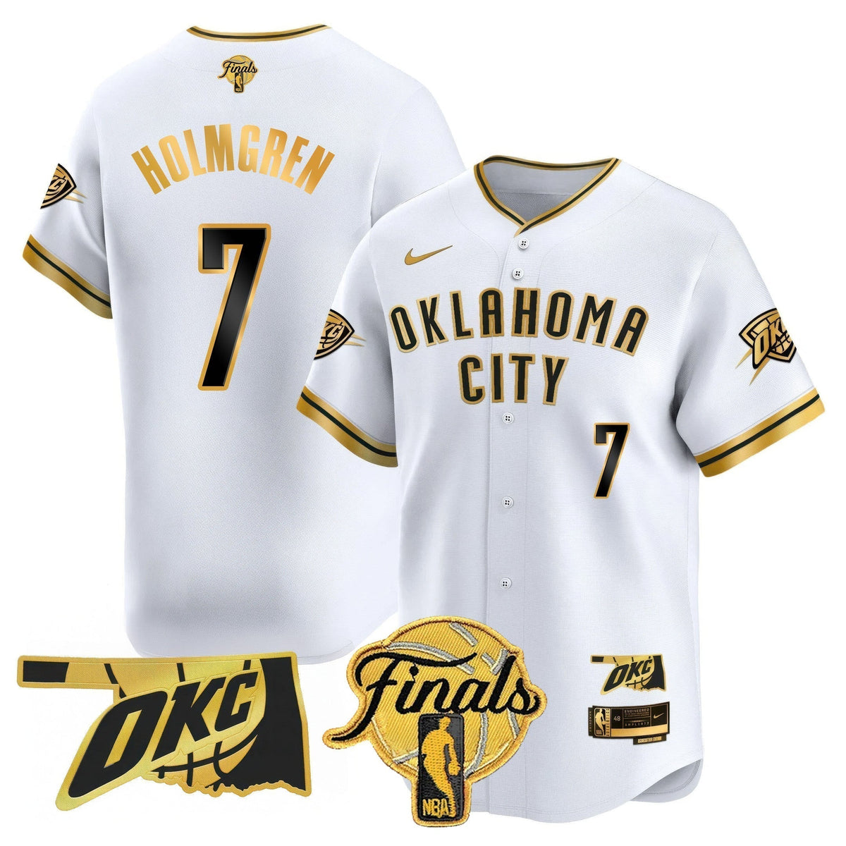 OKC Baseball Jersey - Final Patch - Stitched
