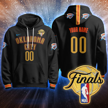 Oklahoma City Thunder Hoodie - Final Patch - All Stitched