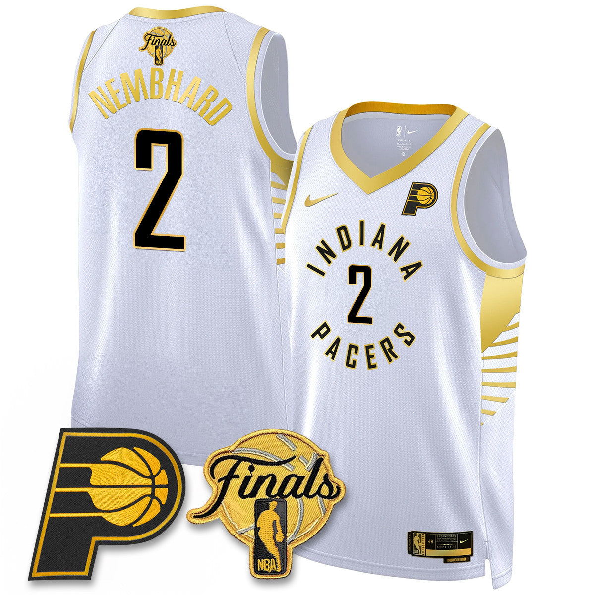 IND Swingman Jersey Final Patch - Stitched