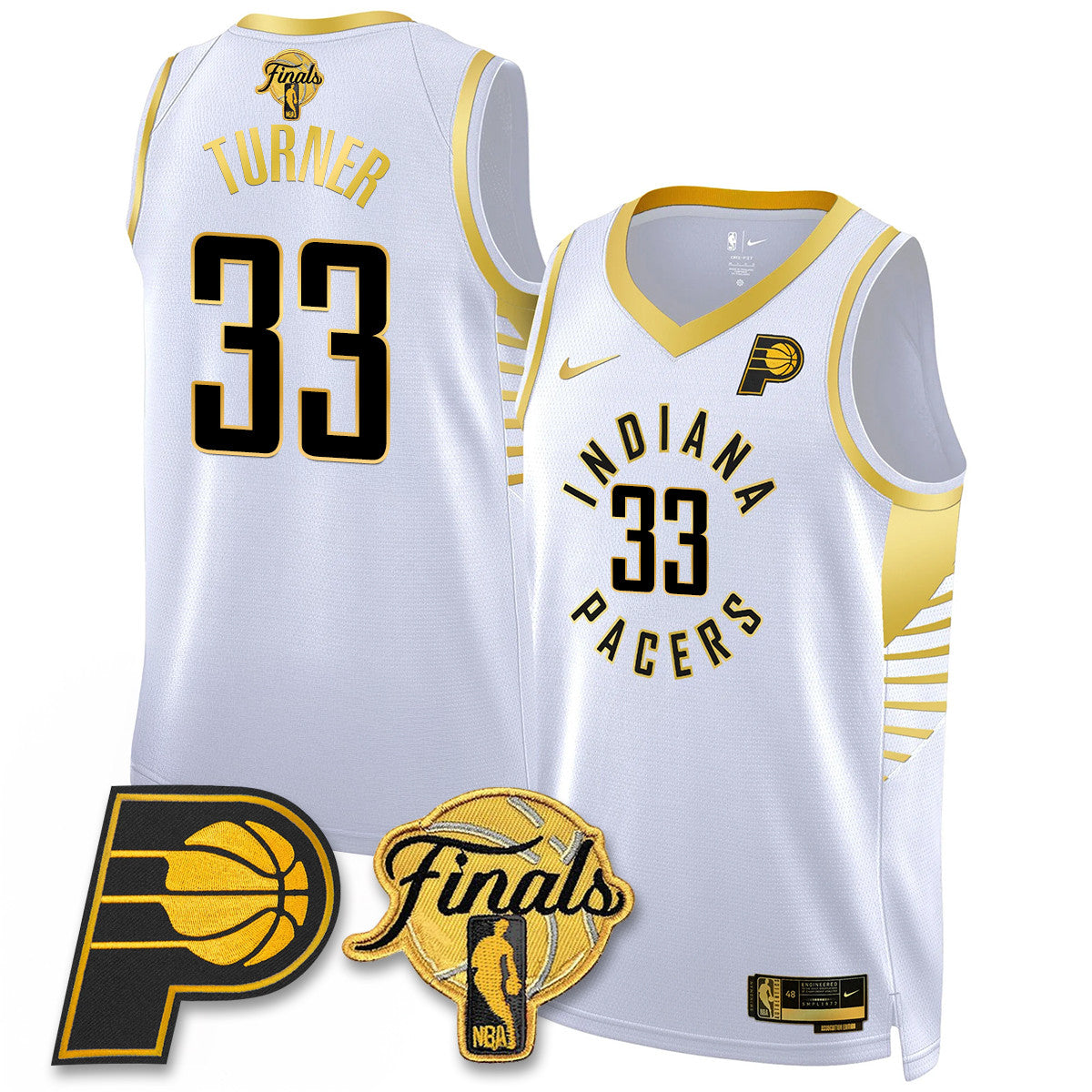 IND Swingman Jersey Final Patch - Stitched