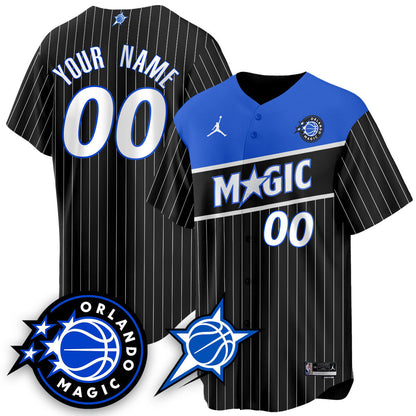 Men's Orlando Magic New Generation of Magic Baseball Jersey - All Stitched