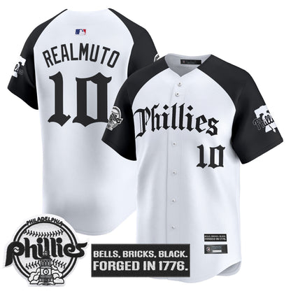 Men's Philadelphia Phillies 'Gothic Liberty Edition' Vapor Premier Limited Jersey - All Stitched