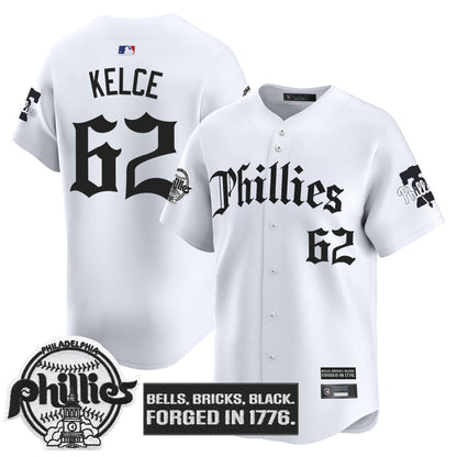 Men's Philadelphia Phillies 'Gothic Liberty Edition' Vapor Premier Limited Jersey - All Stitched