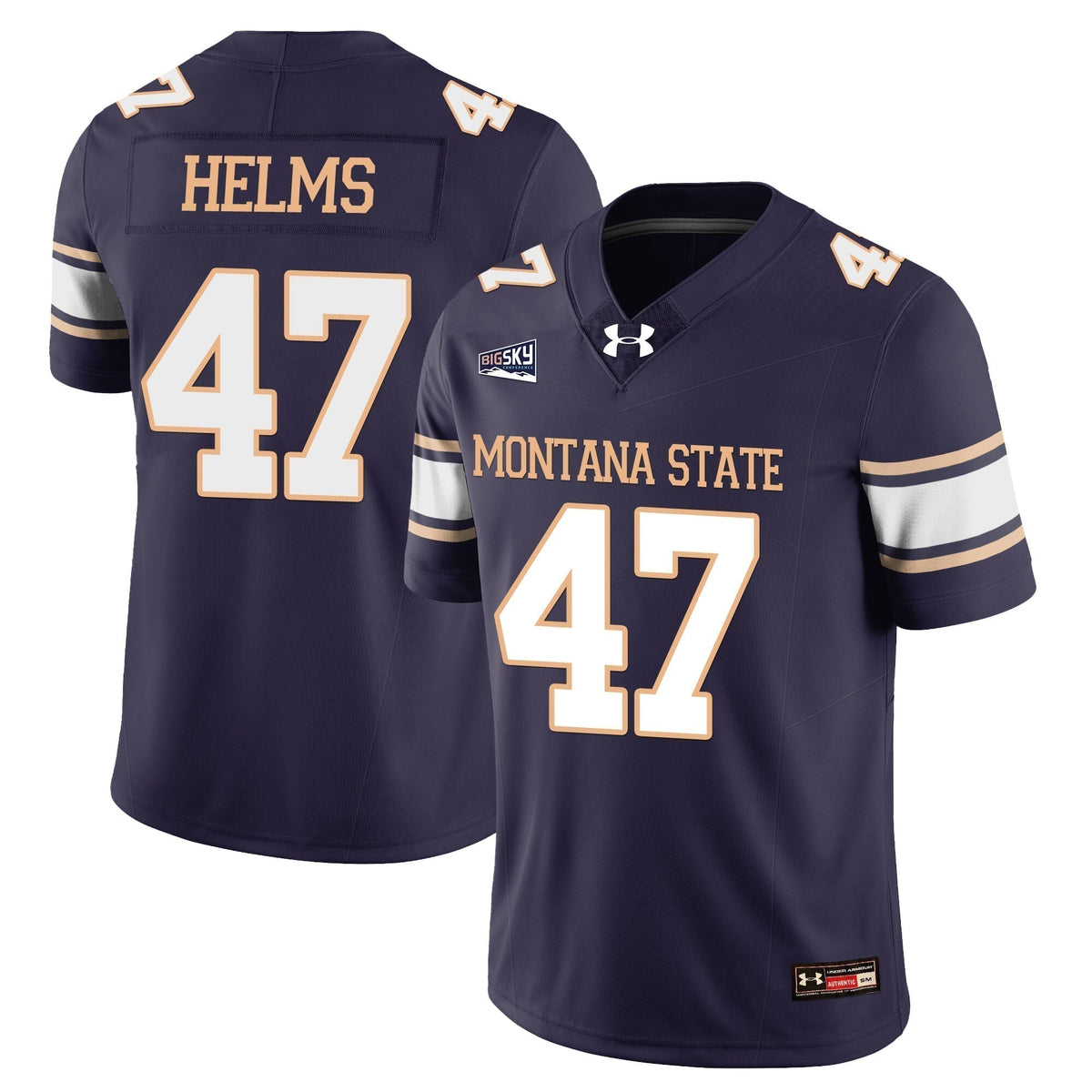 Men's Montana State Bobcat Football Jersey - All Stitched