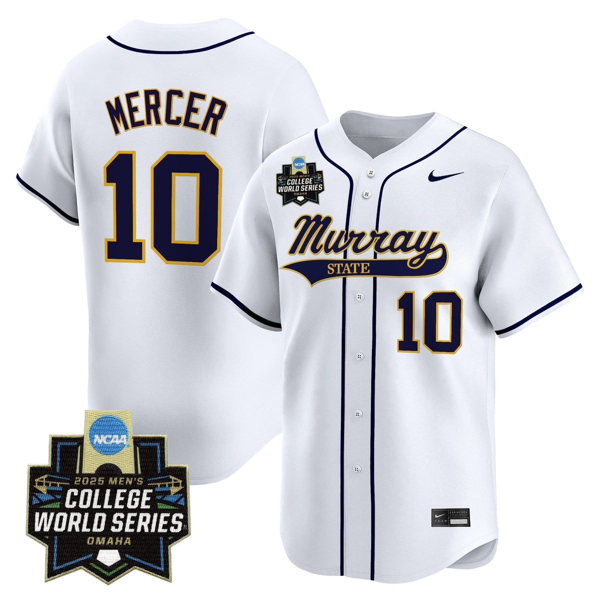 Men's Murray State Racers 2025 World Series Vapor Premier Limited Jersey - All Stitched