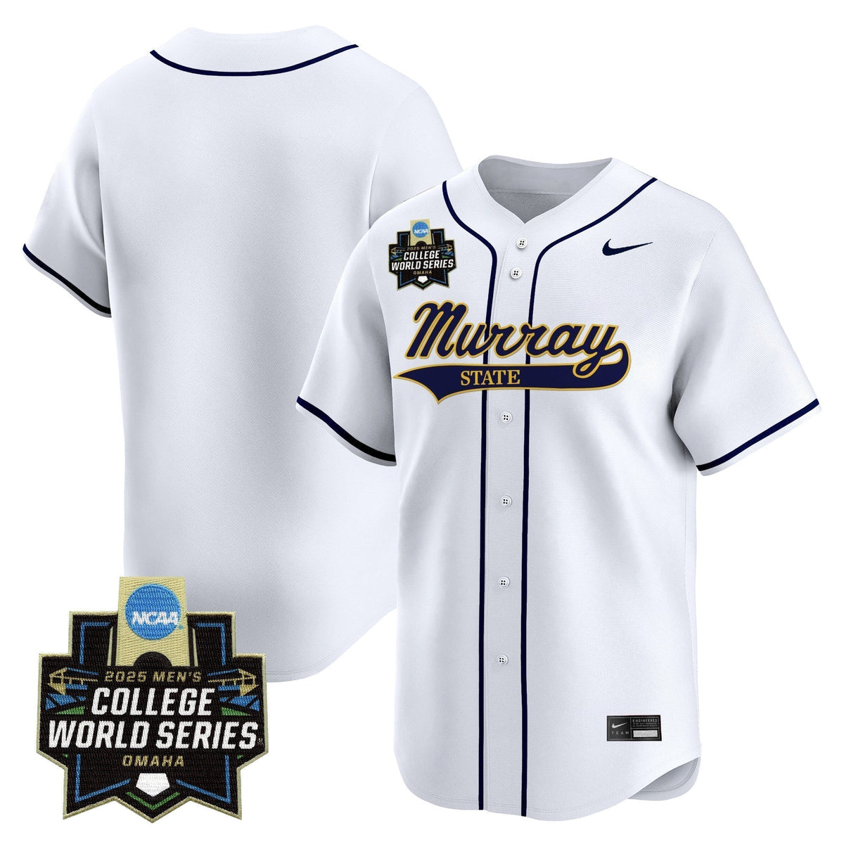 Men's Murray State Racers 2025 World Series Vapor Premier Limited Jersey - All Stitched