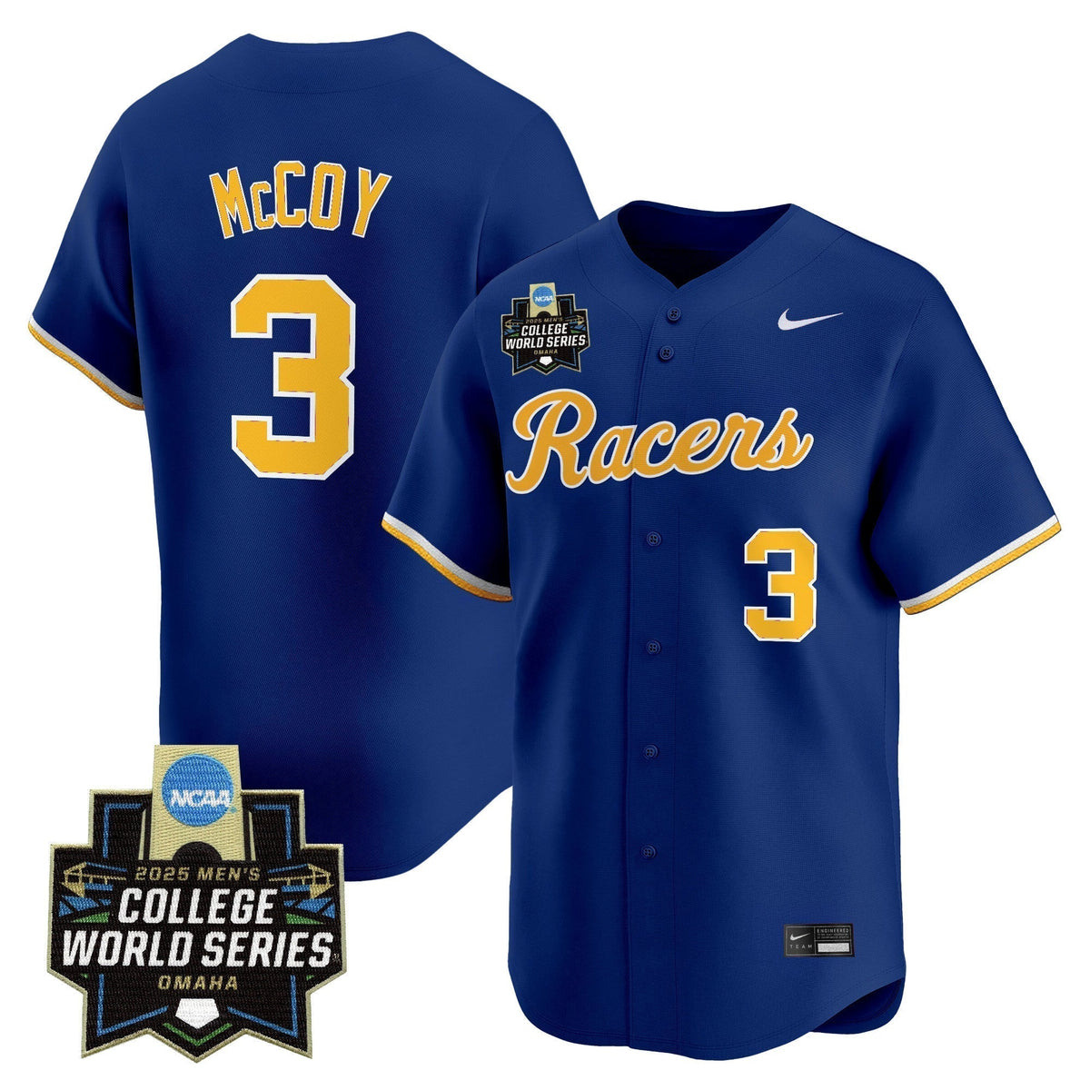 Men's Murray State Racers 2025 World Series Vapor Premier Limited Jersey - All Stitched