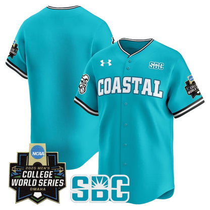 Men's Coastal Carolina Chanticleers 2025 World Series Vapor Premier Limited Jersey - All Stitched