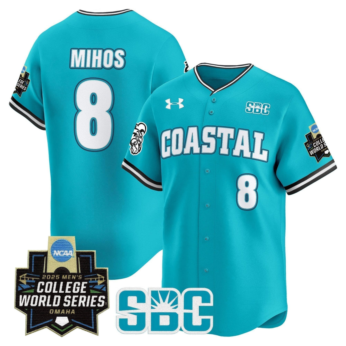 Men's Coastal Carolina Chanticleers 2025 World Series Vapor Premier Limited Jersey - All Stitched