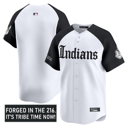 Men's Cleveland Indians 'Gothic Iron Edition' Vapor Premier Limited Jersey V2 - All Stitched