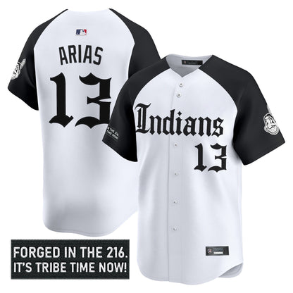 Men's Cleveland Indians 'Gothic Iron Edition' Vapor Premier Limited Jersey V2 - All Stitched