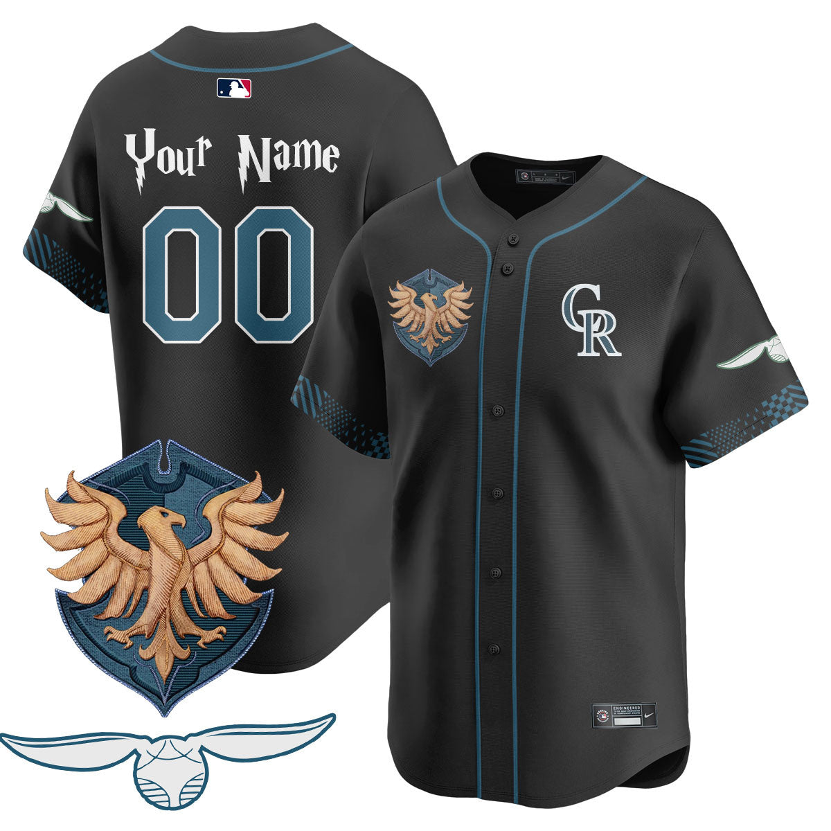 Custom Colorado Rockies Harry Potter 2025 Jersey - All Stitched