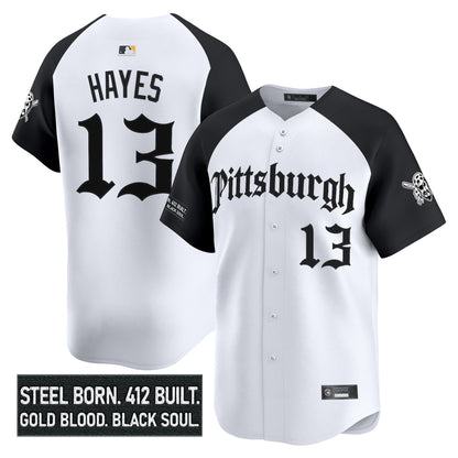 Men's Pittsburgh Pirates 'Gothic Steel City Edition' Vapor Premier Limited Jersey - All Stitched